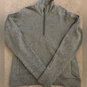 Lululemon Women’s Gray Quarter-Zip Athletic Jacket
